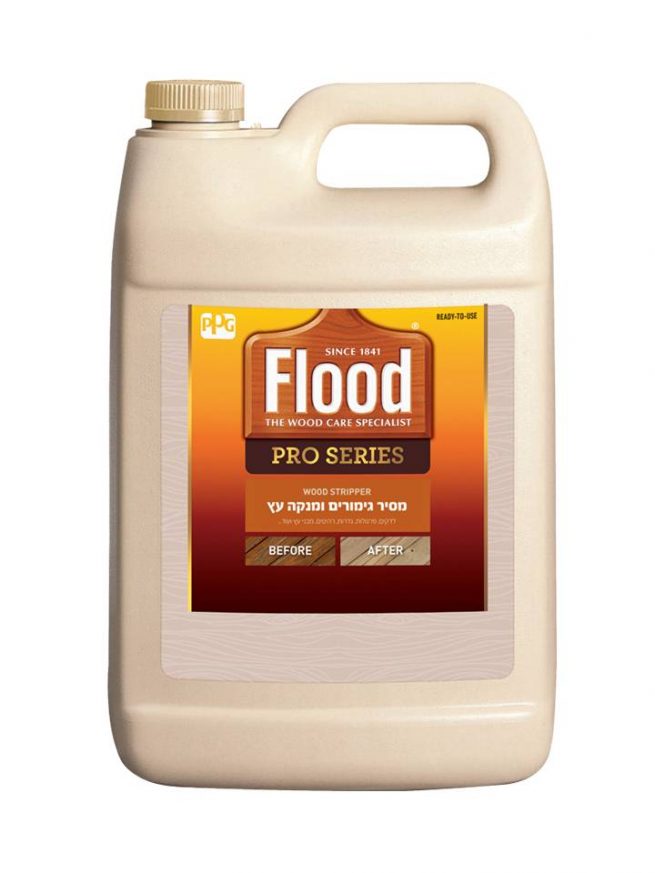 מסיר גימורים (סטריפר) ומנקה עץ Flood