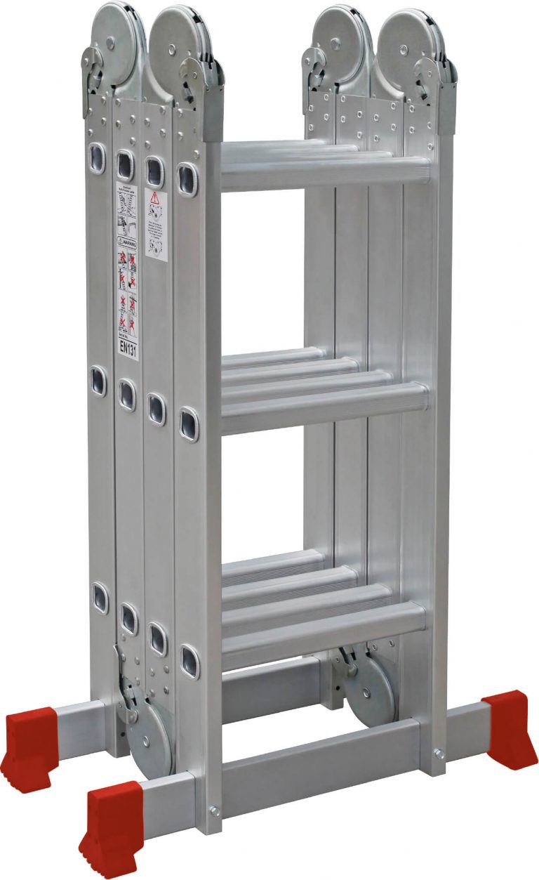 סולם אלומיניום 3X4 מפרקים KRAUSS