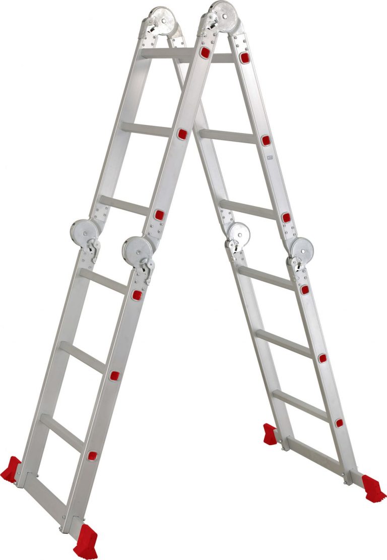 סולם אלומיניום 3X4 מפרקים KRAUSS