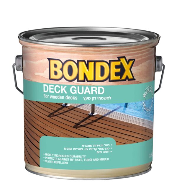 דק גארד של BONDEX צבע מגן שקוף לדק
