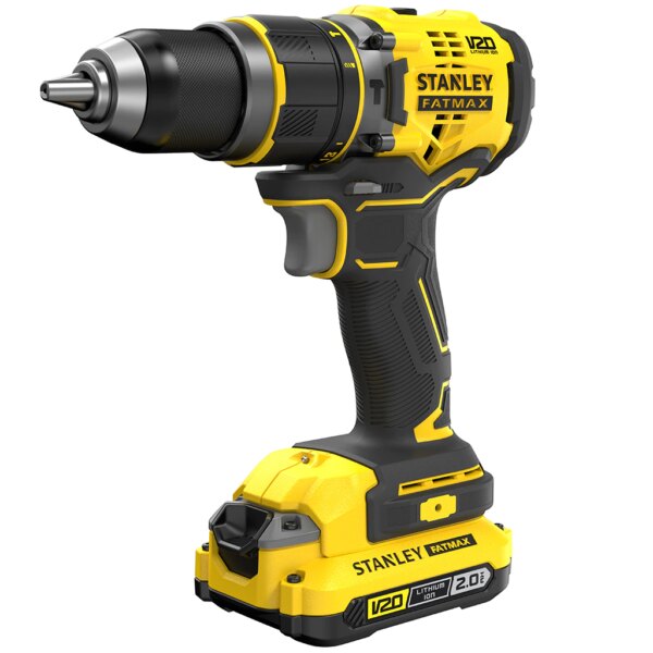מברגה/מקדחה רוטטת 18V ברשלס דגם V20 + סוללות 2.0 AH
