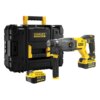 פטישון נטען STANLEY V20 18V דגם SFMCH900M22‑QW כולל 2 סוללות 4Ah