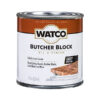 שמן בוצ'ר בלוק של WATCO עם תקן למזון - חצי ליטר