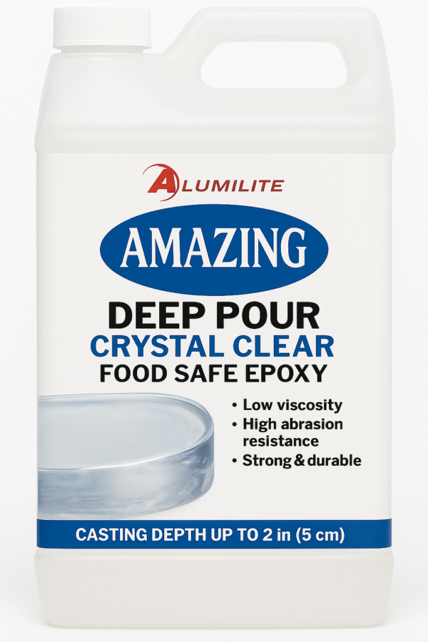 אפוקסי קריסטלי ליציקות עמוקות עם תקן מזון - Amazing Deep Pour מבית Alumilite