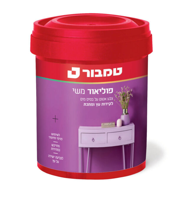 פוליאור משי צבע על בסיס מים טמבור 4.5 ליטר