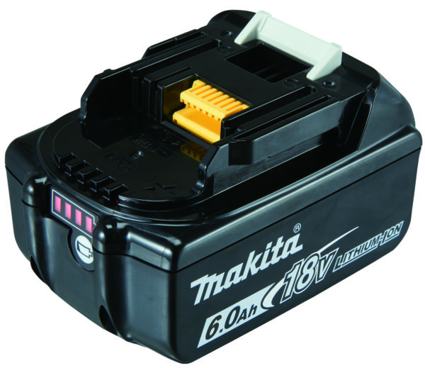 סוללה 18V 6Ah Makita BL1860B – מקסימום זמן עבודה לביצועים בלתי מתפשרים