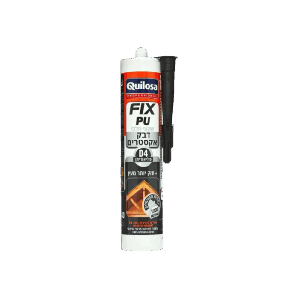 דבק אקסטרים FIX PU להדבקות של מבני עץ וחומרים נוספים