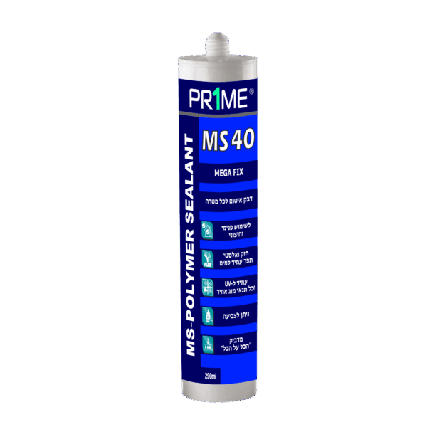 דבק איטום 290 מ"ל שקוף PRIME® MS-POLYMER