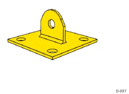 Screenshot 2025-12-18 at 21.50.05 תושבת תליה מרובעת לפרגולה בצבע צהוב, דגם D‑097 – לחיבור על קורת עץ 100×100 מ"מ