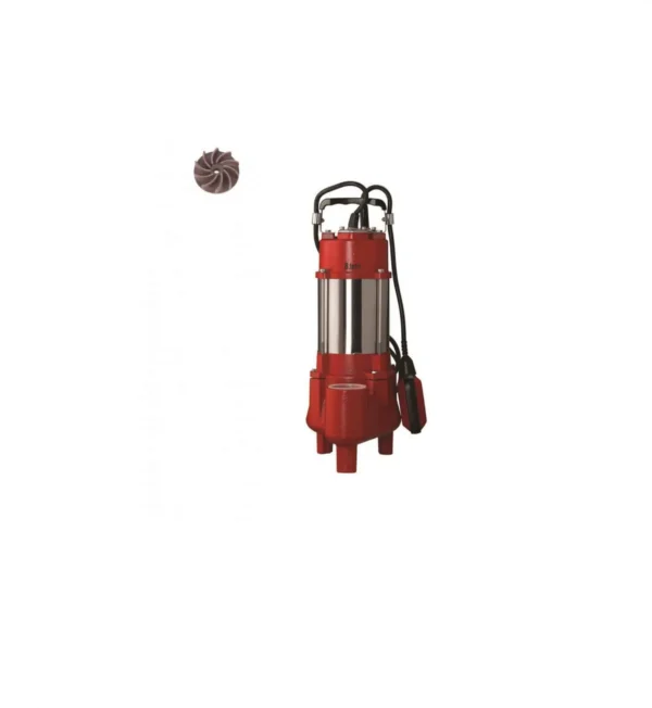 משאבה טבולה B.TECH 300 בהספק 1500W | סניקה עד גובה 13 מטר, ספיקת מים 600 ל'/ד – דגם 503023