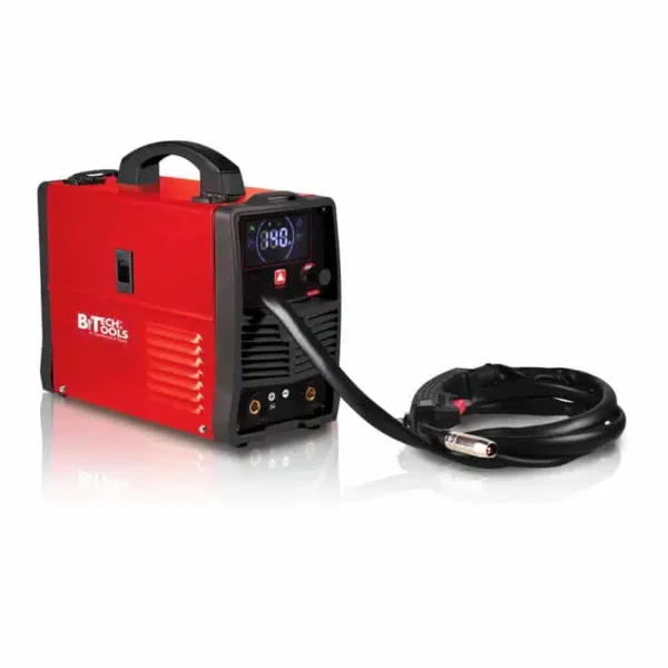 רתכת אינוורטר מיני 200A MIG/MMA B.Tech דגם 500284 – כולל מסכת ריתוך סולרית וחוט פלוקס מתנה