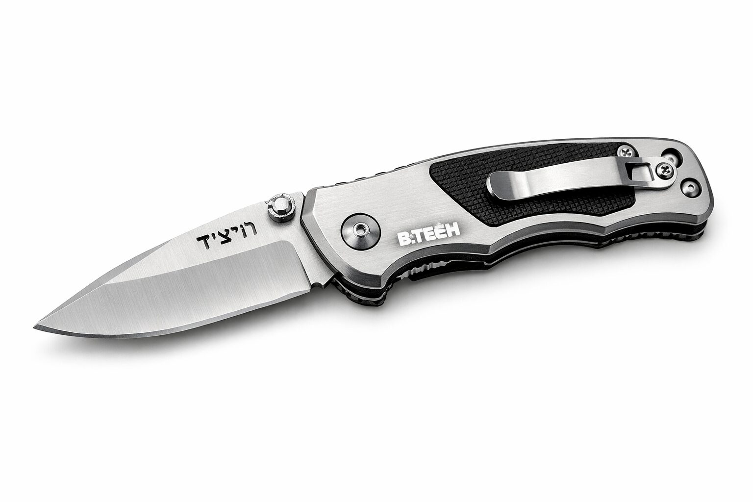 סכין עבודה מתקפלת B.TECH פלב"מ עם תפס חגורה – דגם 508144