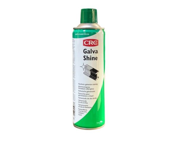 ספריי גילוון מבריק CRC GALVA SHINE – הגנה אנטי-קורוזיבית עם מראה מתכתי | 500 מ"ל