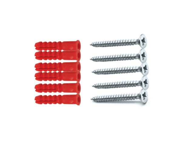 דיבל 7 אדום + בורג עדש ‎M5 1-3/8 (מורכב) – פתרון עיגון חזק ואמין
