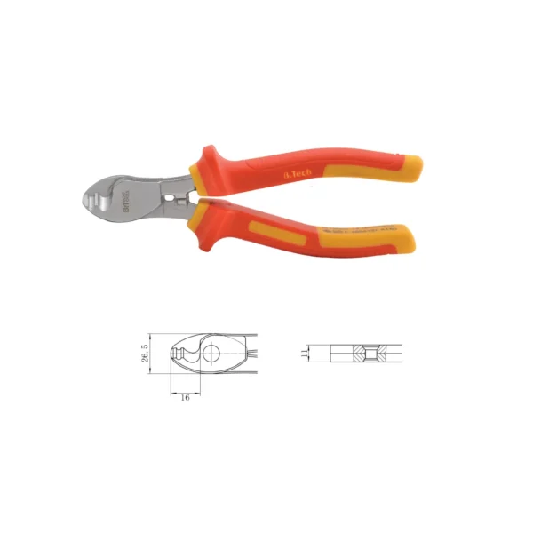 קטר תוכי 8 אינץ' B.TECH BTM 500228 – חיתוך מדויק וחזק לצנרת וכבלים